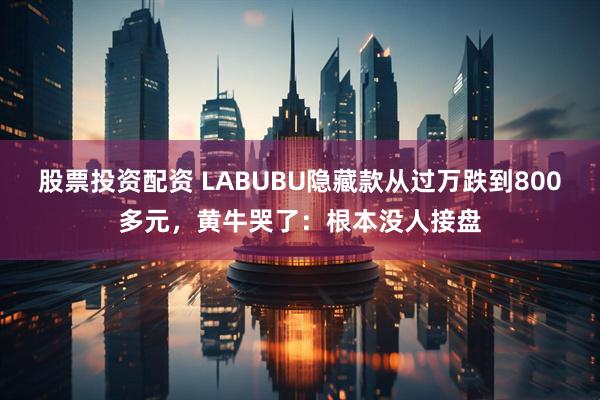 股票投资配资 LABUBU隐藏款从过万跌到800多元，黄牛哭了：根本没人接盘