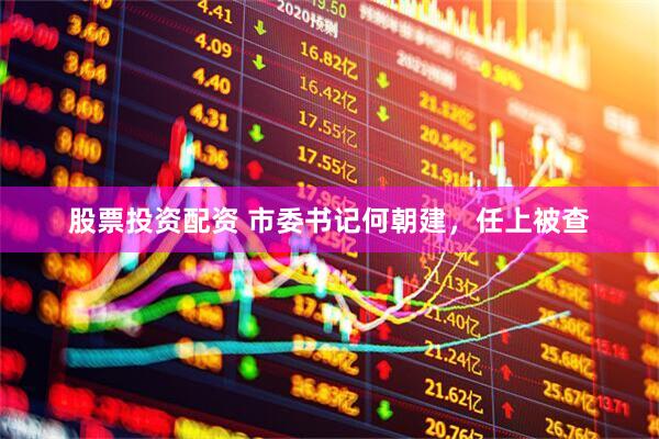 股票投资配资 市委书记何朝建，任上被查